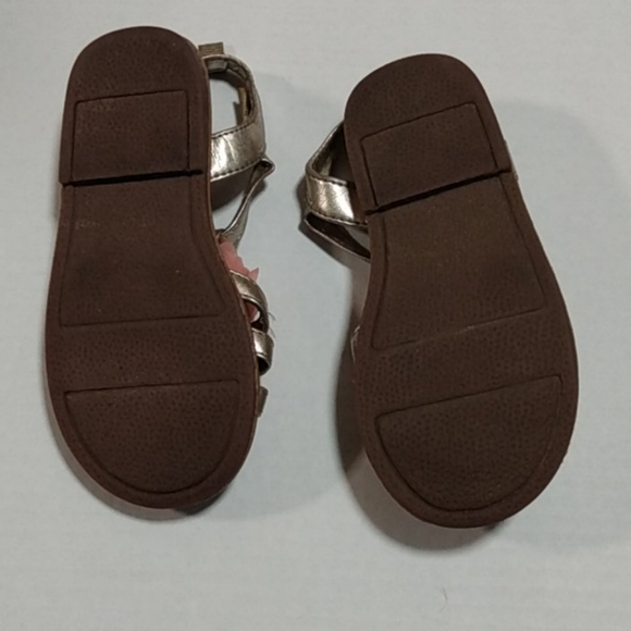 Girls Old Navy flower velcro strap sandal size 10 - Picture 3 of 4